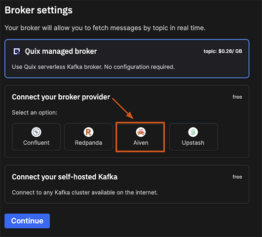 Broker settings